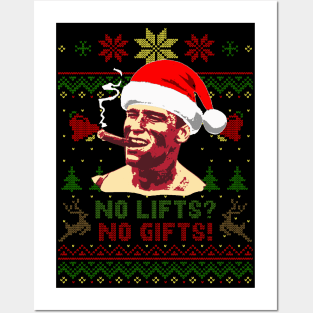 Arnold Schwarzenegger No Lifts No Gifts Posters and Art